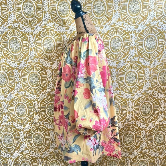 NWT Show Me Your MuMu Brenna Off Shoulder Mini Dress Mimosa Floral Taffeta XXL - Picture 11 of 16